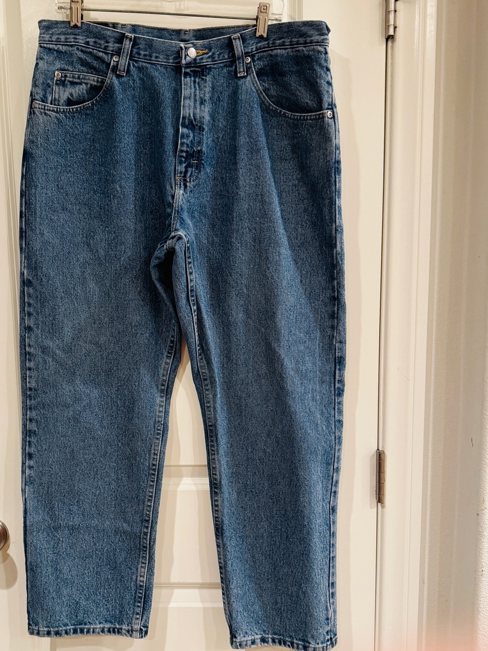Vintage Wrangler Premium Quality Men's Denim Blue Jeans Pants 36" x 30"